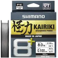 Shimano Fishing Line Kairiki 8+ Braided Line 300 M Transparant 0.230 mm