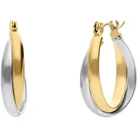 Lucardi Oorbellen 'Chic' goud / zilver