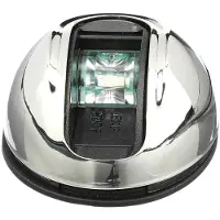 Attwood Stainless Steel Vertical Eliptical Red/green Starboard Light Zilver