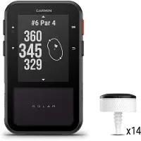 Garmin Approach G20 Solar – GPS Golfhandheld – 2,2 inch – Zonne-energie – Onbeperkte batterijduur – Zwart