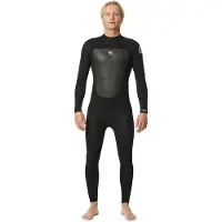 Rip Curl Omega 3/2 Mm Gb Steamer Wetsuit Met Lange Mouwen En Rits Op De Rug