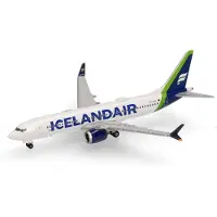 Herpa Boeing 737 Max 8 Icelandair Green Tail Landmannalaugar