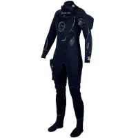 Aqua Lung Blizzard Slim Fit Woman Dry Suit Zwart ML Vrouw