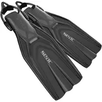 Seac Sub Style Sling Strap Diving Fins Zwart EU 39-41