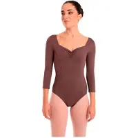 Intermezzo Dua 3/4 Sleeve Leotard Paars XL Vrouw