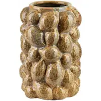 Mondex Yarine Decoratieve Keramiek Vaas 22cm - Stijlvol en Uniek