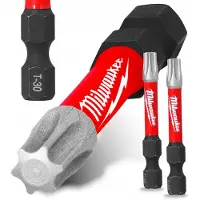 Milwaukee TX30 Impact Bits 50mm Torx 2 Stuks - Shockwave Duty