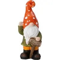 Intratuin Tuinkabouter Stip Oranje 20 X 18 X 48,5 Cm