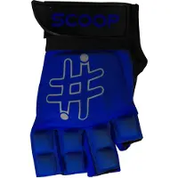 Scoop Hockeyhandschoenen Model 2 - Met Extra Grip & Bescherming - Blauw - Maat S