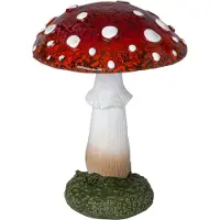 Intratuin Tuinbeeld Paddenstoel Rood D 8,7 H 11,8 Cm