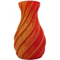 Intratuin Vaas 3D Singapore Oranje D 18 H 29 Cm