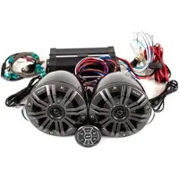 Kicker Jet Ski Speaker Set 101 Mm Zilver