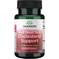 Swanson Health - Rode Gist Rijst voor Cholesterolondersteuning - 60 Capsules