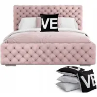 Domarex Decoratieve Kussensloop Amour Love 40x40 cm Zwart Velours