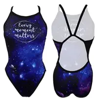 Turbo Nebula Revolution Swimsuit Blauw 7-8 Years Meisje