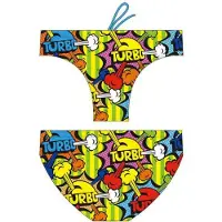 Turbo Happy Pop Swimming Brief Veelkleurig 12-24 Months Jongen
