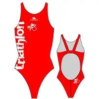 Turbo Triathlon Pro Resist Swimsuit Rood 3XL Vrouw