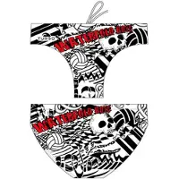 Turbo Waterpolo Junior Swimming Brief Wit 5-6 Years Jongen
