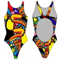 Turbo Tucan Pro Resist Swimsuit Veelkleurig XL Vrouw