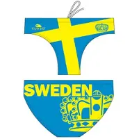Turbo Sweden Swimming Brief Blauw 12-24 Months Jongen