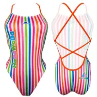 Turbo Sirene Lines Haba 2019 Swimsuit Blauw,Roze 3-4 Years Meisje