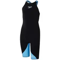 Speedo Fastskin Lzr Ignite Kneeskin Open Back Competition Swimsuit Zwart 9-10 Years Meisje