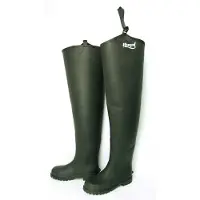 RAGOT Thigh High Rubber Boots Zwart EU 44 Man