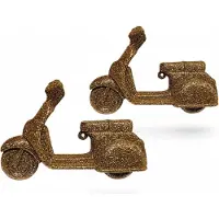 Kerst kerstbal vespa gold