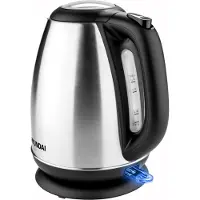 Eta HYUNDAI roestvrijstalen waterkoker VK 302 met een inhoud van 1,7 liter en 2200 watt. (Modelnummer: HYUVK302)
