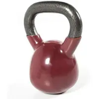 Olive Vynil 20kg Kettlebell Grijs 20 kg