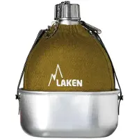 Laken Aluminium Canteen With Pot 1l Groen