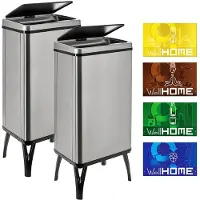 Wellhome Slimme Prullenbakken 50l 2 Eenheden