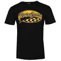 Rusty Stitches Badge T-shirt Met Korte Mouwen