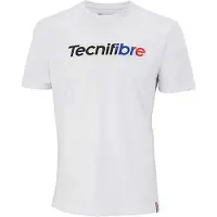 Tecnifibre Club Short Sleeve T-shirt Wit 6-8 Years Meisjes
