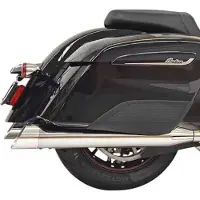 Bassani Xhaust Tru Dual C Indian Challenger Ref:8h16s Niet Gehomologeerd Volledig Uitlaatsysteem