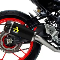 Arrow Works Nichrom Dark With Carbon End Cap Yamaha Mt-09 ´21-23 Gehomologeerde Uitlaatdemper