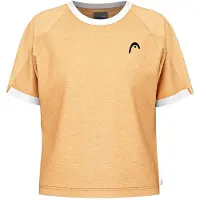 Head Racket Play Tech Short Sleeve T-shirt Geel S Vrouw