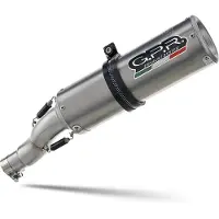 Gpr Exhaust Systems M3 Titanium Natural Bmw F 700 Gs 16-18 E4.bm.100.m3.tn Gehomologeerde Slip On Uitlaatdemper