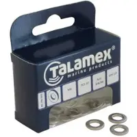 Talamex Washer 6 Units Grijs 12 mm