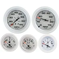 Sierra Arctic Gas Tachometer Zilver 76.20 mm