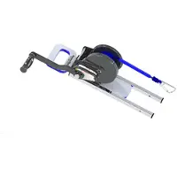 Hurley Marine Davit H30 Manual Wall Anchor 453kg Zilver