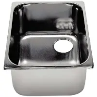 PLASTIMO Stainless Steel Custom Sink Zilver 35 x 32.2 x 15 cm