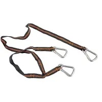 Talamex Safety Rope With 3 Hooks Bruin