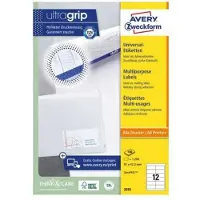 Avery Zweckform Universal-Etiketten 3659, ultragrip, 1200 Stück