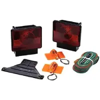 Seachoice Submersible Trailer Light Kit Rood,Zwart Deluxe