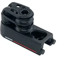 Harken Double Midrange Traveler End Controls 2 Units Zwart
