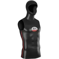 C4 Ultra Stretch 2 Mm Hooded Thermal Vest Zwart S