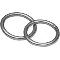 Goldenship Welded Round Rig 25 Units Zilver 6 x 30 mm