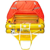 PLASTIMO Transoce Isaf/iso Down 24h Canister 54560 Liferaft Oranje 4 Places