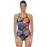 Turbo Halloween Skulls Swimsuit Veelkleurig 3XL Vrouw